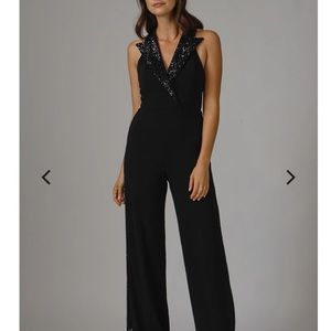 Jay Godfrey satin and sequin jumpsuit NWT size 4